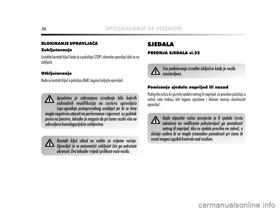 Alfa Romeo MiTo 2017  Vodič za korisnike (in Croatian) 