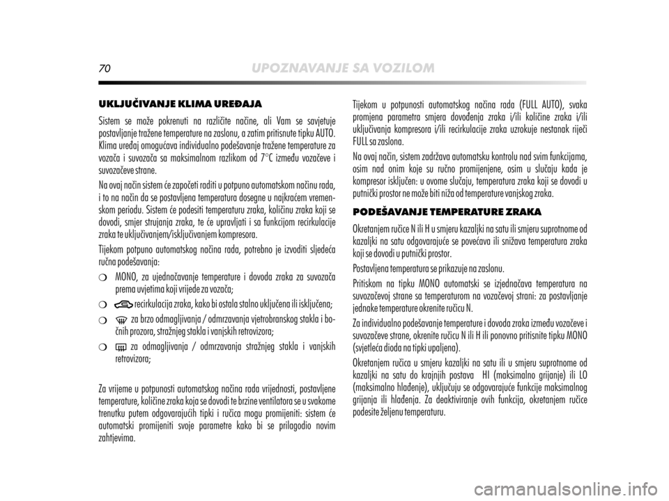 Alfa Romeo MiTo 2017  Vodič za korisnike (in Croatian) 