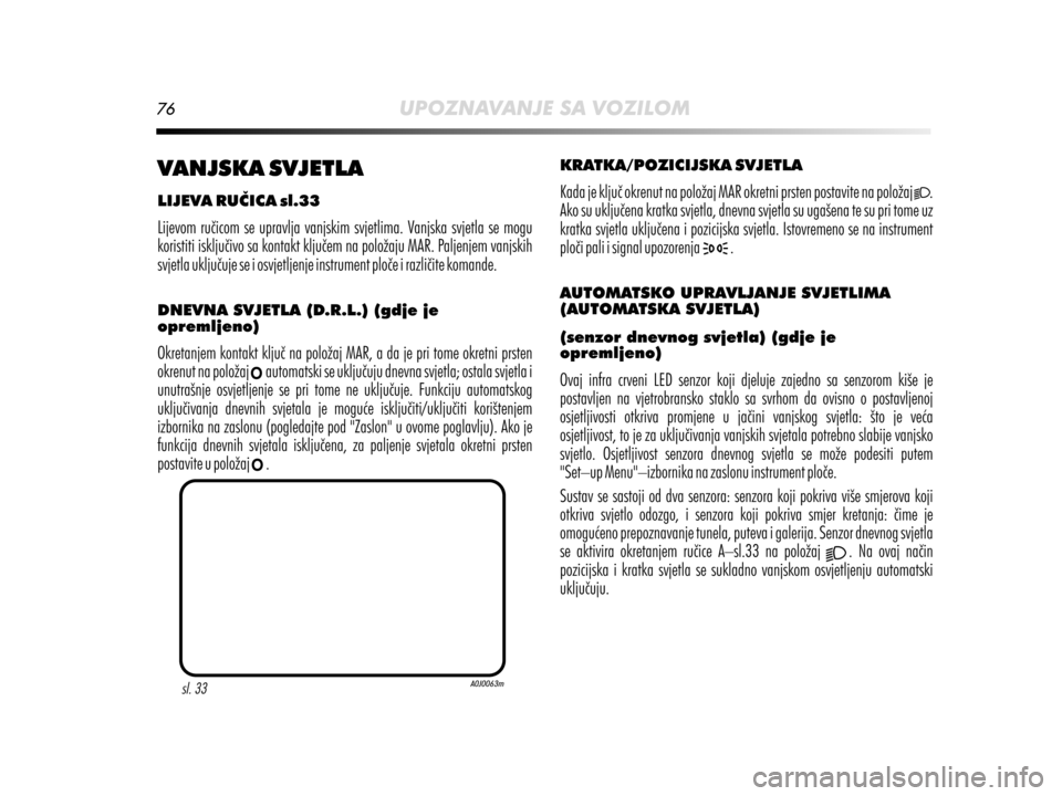 Alfa Romeo MiTo 2017  Vodič za korisnike (in Croatian) 