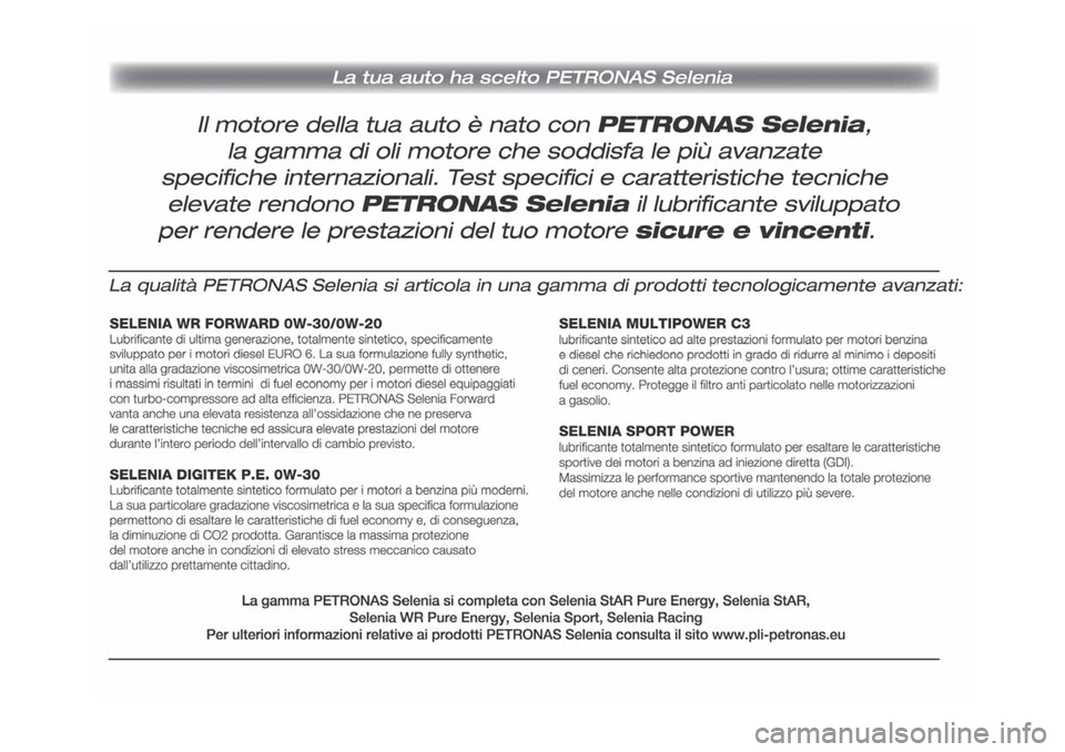 Alfa Romeo MiTo 2017  Manuale del proprietario (in Italian) 