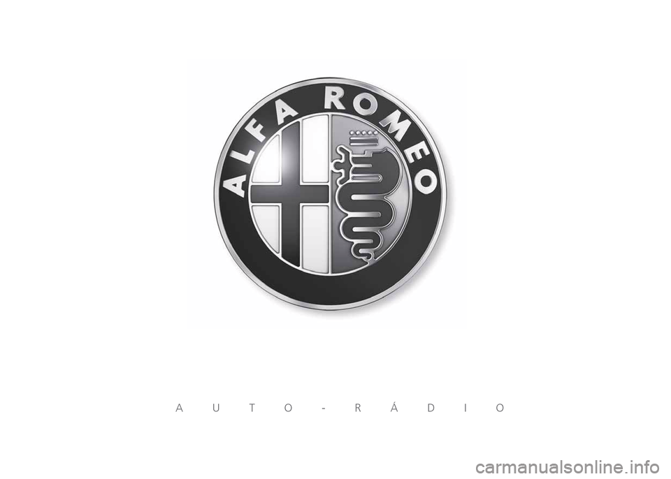 Alfa Romeo MiTo 2016  Manual do proprietário (in Portuguese) AUTO-RÁDIO 