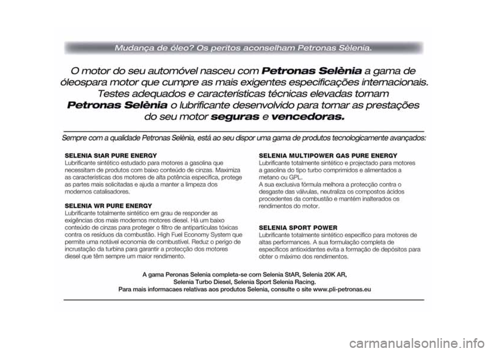 Alfa Romeo MiTo 2016  Manual do proprietário (in Portuguese) 