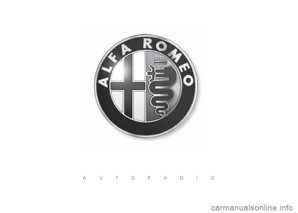 Alfa Romeo MiTo 2015  Betriebsanleitung (in German) AUTORADIO 