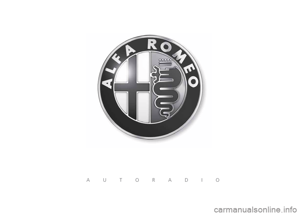 Alfa Romeo MiTo 2015  Manuale del proprietario (in Italian) AUTORADIO 