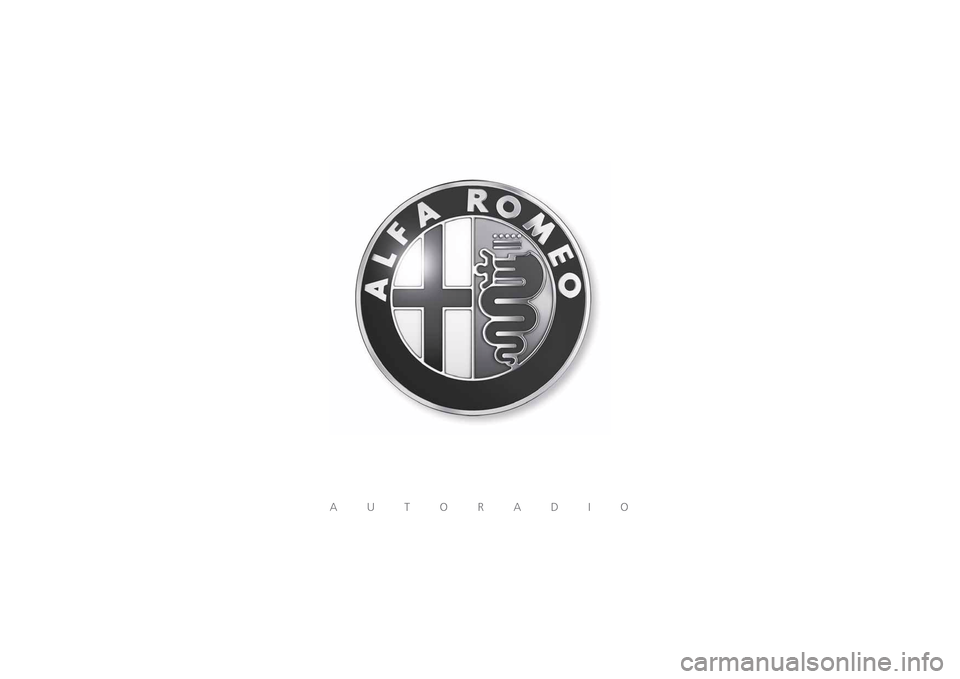 Alfa Romeo MiTo 2014  Betriebsanleitung (in German) AUTORADIO 