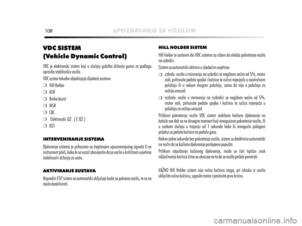 Alfa Romeo MiTo 2014  Vodič za korisnike (in Croatian) 