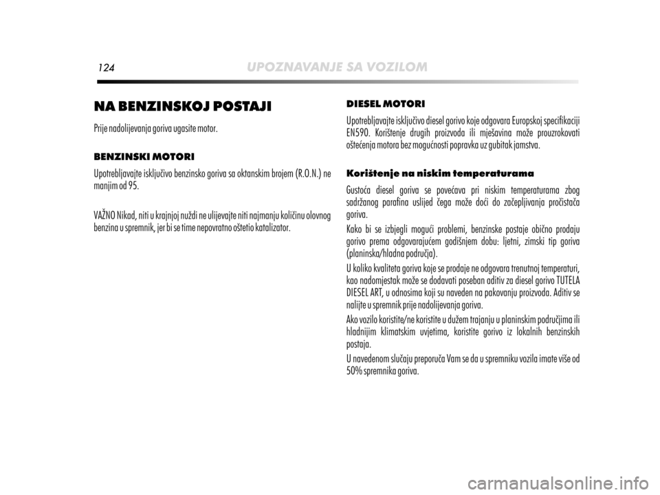 Alfa Romeo MiTo 2014  Vodič za korisnike (in Croatian) 