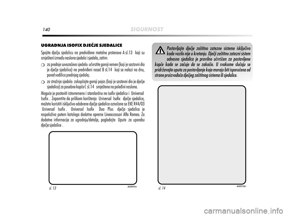 Alfa Romeo MiTo 2014  Vodič za korisnike (in Croatian) 