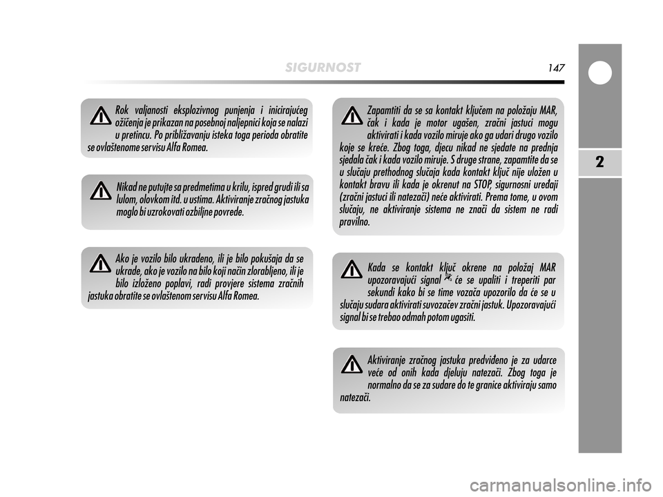 Alfa Romeo MiTo 2014  Vodič za korisnike (in Croatian) 