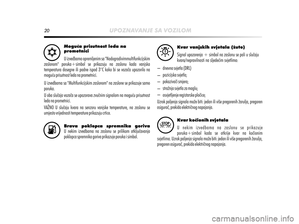 Alfa Romeo MiTo 2014  Vodič za korisnike (in Croatian) 