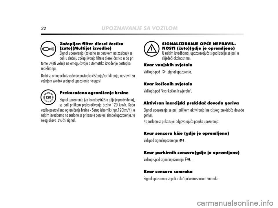 Alfa Romeo MiTo 2014  Vodič za korisnike (in Croatian) 