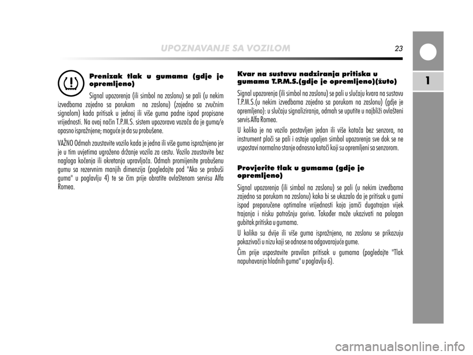 Alfa Romeo MiTo 2014  Vodič za korisnike (in Croatian) 