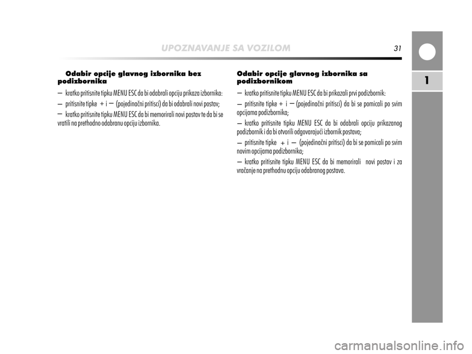 Alfa Romeo MiTo 2014  Vodič za korisnike (in Croatian) 