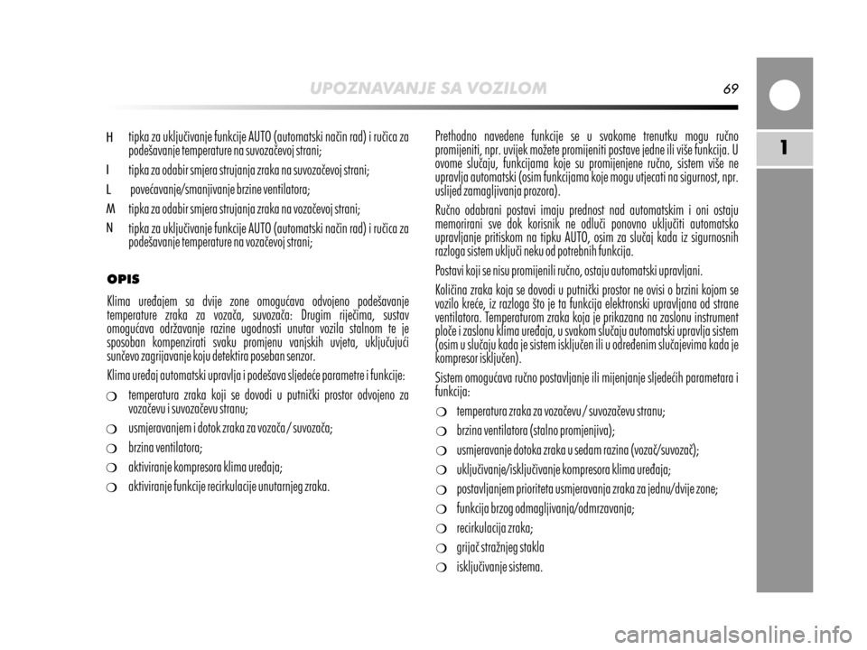 Alfa Romeo MiTo 2014  Vodič za korisnike (in Croatian) 
