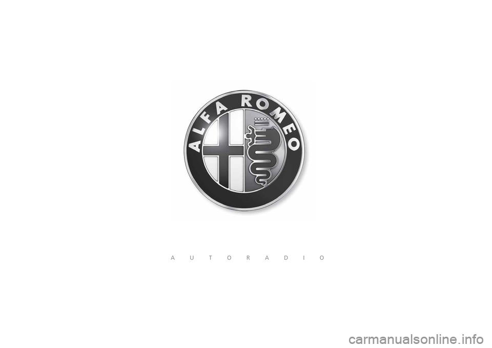 Alfa Romeo MiTo 2014  Návod k obsluze (in Czech) AUTORADIO 