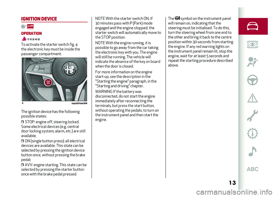 Alfa Romeo Stelvio 2020  Owners Manual ���������� �����
�
���������
�;�< �>�< �7�< �=�< �?�<
�� ����	���� ��� ������� ���	��� ��	�� �J
��� ��������
�	� �
�� ���� �� �	�
