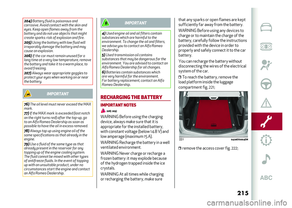Alfa Romeo Stelvio 2020  Owners Manual �����!��
�,������ ����� �� �
�	���	�
�	�� ��
�
��	���	����� ���	�� ��	�
���� ���� ��� ����
 ��
�
����� �1���
 �	�
��
 ������ ����