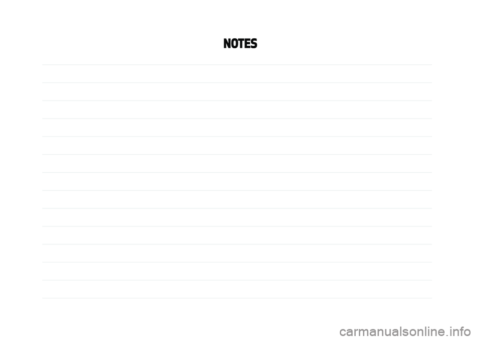 Alfa Romeo Stelvio 2020  Owners Manual NOTES 