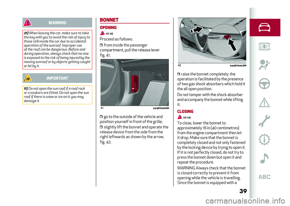 Alfa Romeo Stelvio 2020  Owners Manual ���������
��� �0���
 ������
� ��� ���� ���� ���� ��	 ����
��� ��� ���� ��	� ��	 ���	�� ��� ���� �	� ��
���� ��	
���	�� ���