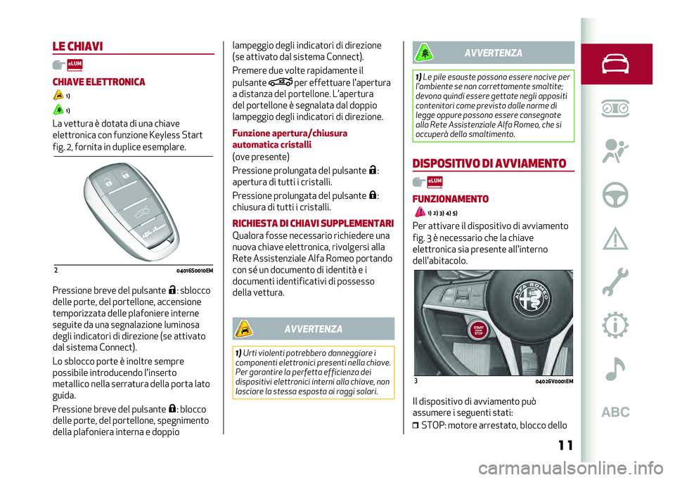 Alfa Romeo Stelvio 2020  Manuale del proprietario (in Italian) ���� ������
������ �������	�
���
�8�9
�8�9
��	 ���
�
���	 � ���
�	�
�	 �� ���	 ����	��
����
�
������	 ��� �������� �K��L���� �!�
�	��