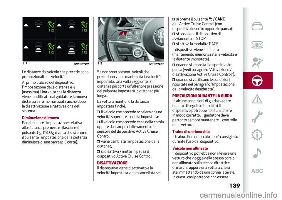 Alfa Romeo Stelvio 2020  Manuale del proprietario (in Italian) ������
�4�@�8�:�6��4�4�@�=��
�� ����
�	��� ��	� ������� ��� ������� ����
�����������	�� �	���	 �������
��
�� ����
� ��
������