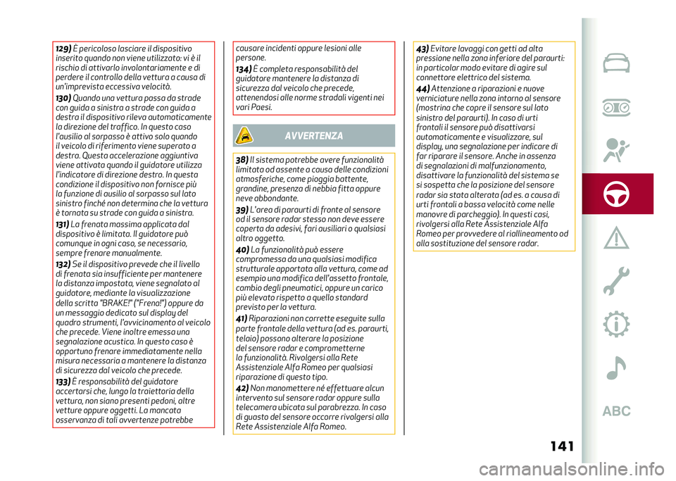Alfa Romeo Stelvio 2020  Manuale del proprietario (in Italian) �������
�$ ��	�������� ��������	 �� �
����������
��
��	���� ����
�
� �
��
 ���	�
�	 �����������9 �� �7 ��
������� �
� ������