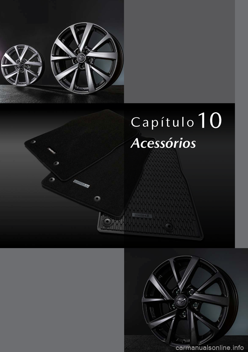 MAZDA MODEL 3 HATCHBACK 2019  Manual do proprietário (in Portuguese) Capítulo10
Acessórios  