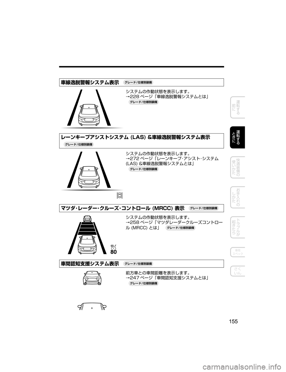 MAZDA MODEL ATENZA 2018  取扱説明書 (アテンザ) (in Japanese) 	
