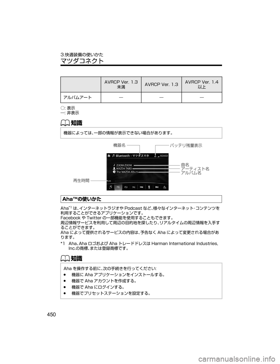 MAZDA MODEL ATENZA 2018  取扱説明書 (アテンザ) (in Japanese) �"�7�3�$�1��7�F�S�����°¬ �"�7�3�$�1��7�F�S����� �"�7�3�$�1��7�F�S�����
Ž	Í
žçÌÜž”Ä • • •
Ó��
¯Ô
