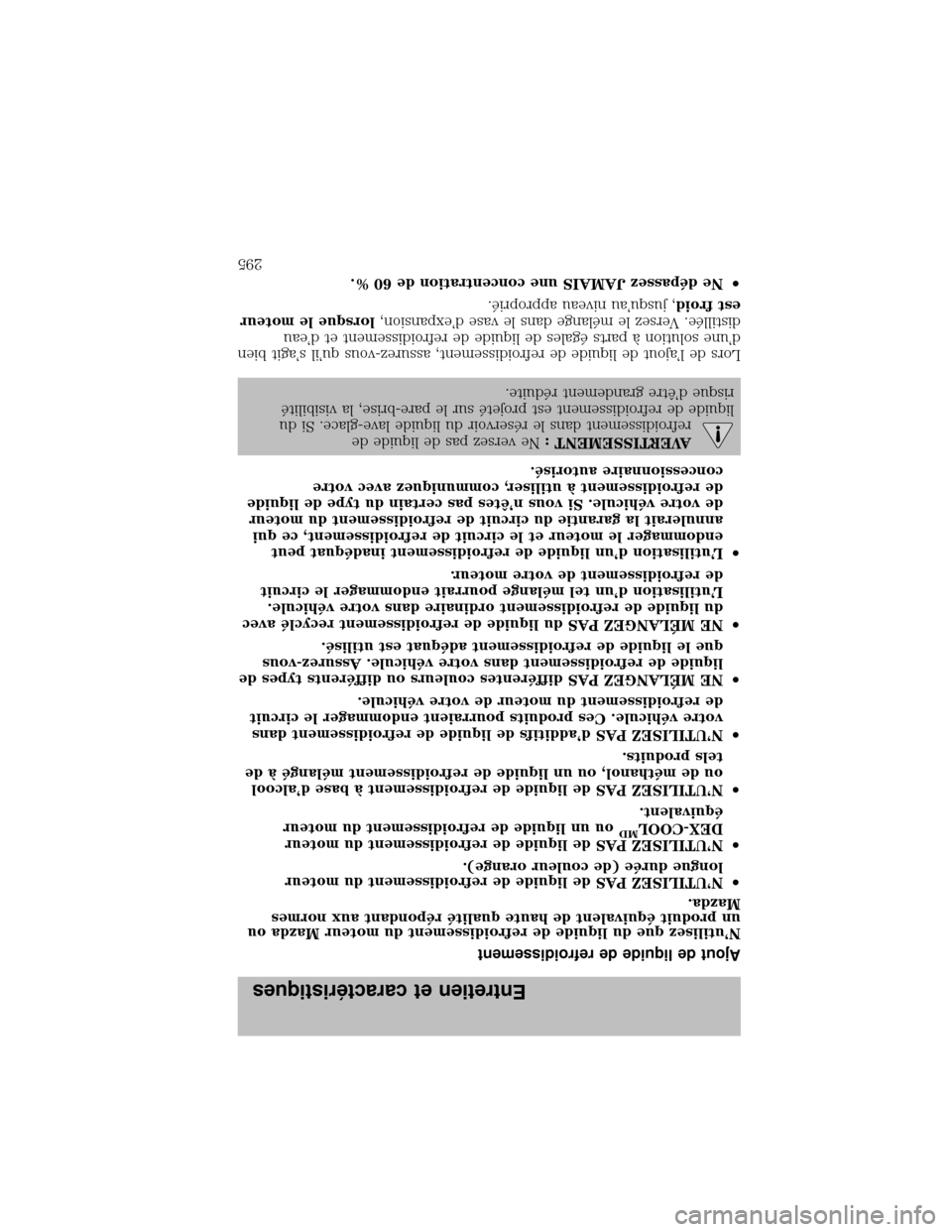MAZDA MODEL B-SERIES 2010  Owners Manual (in English) 