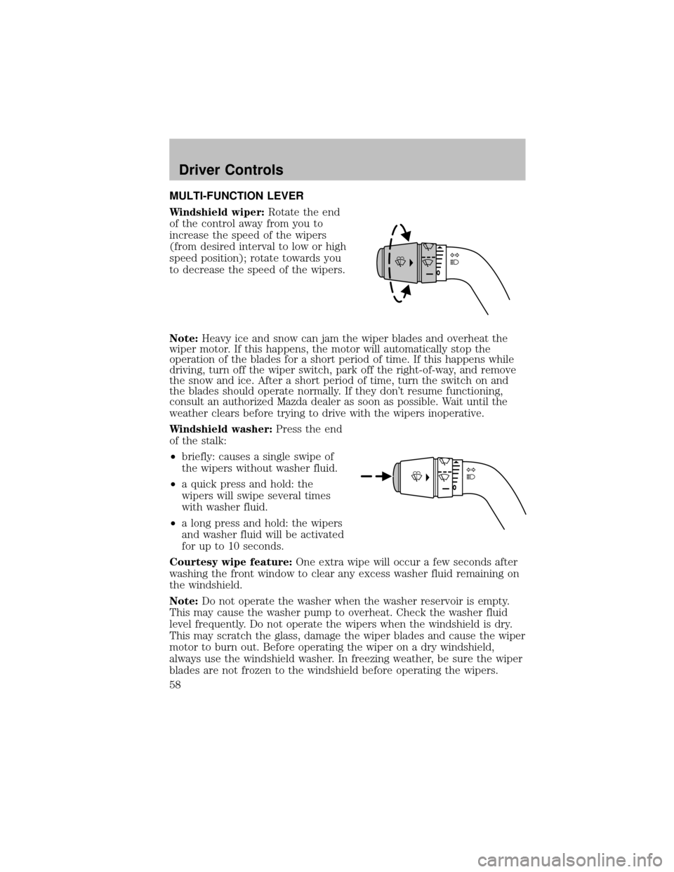 MAZDA MODEL B-SERIES 2010  Owners Manual (in English) 