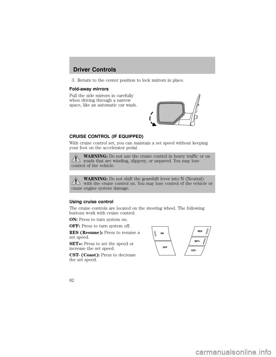 MAZDA MODEL B-SERIES 2010  Owners Manual (in English) 