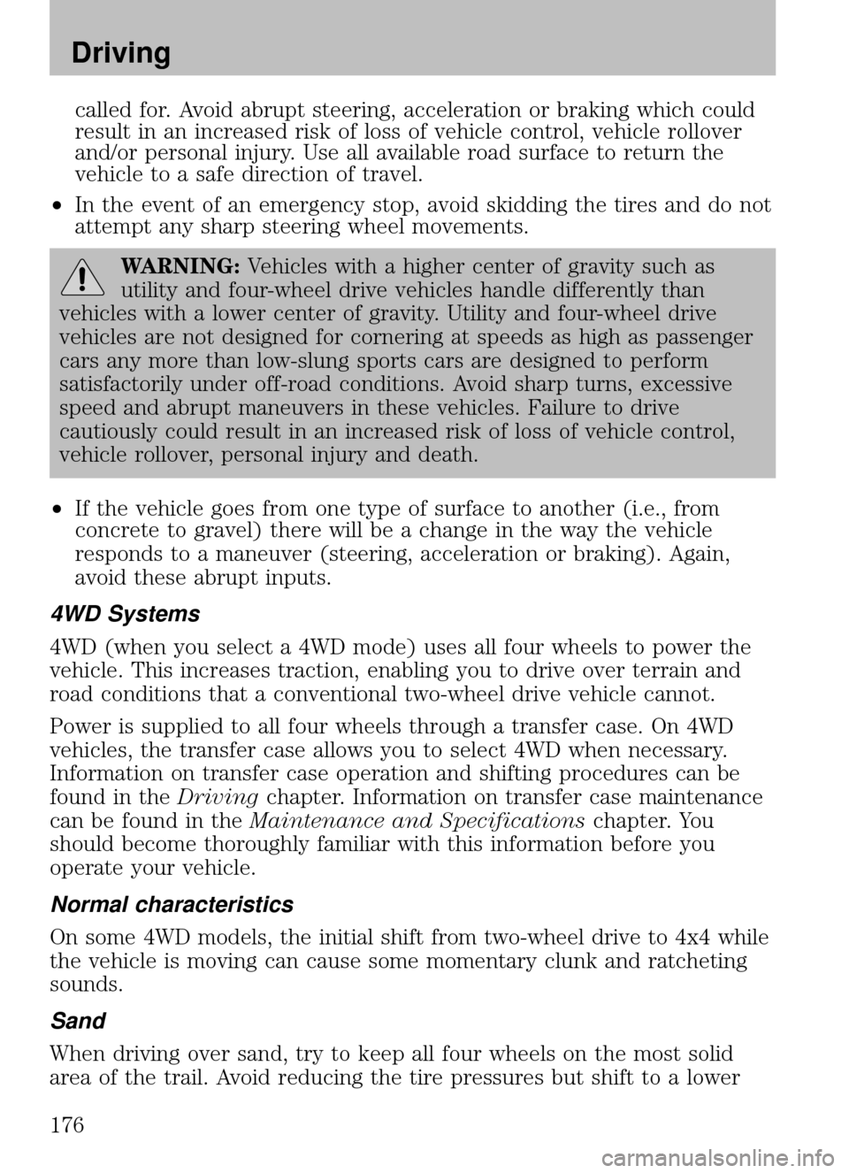 MAZDA MODEL B2300 TRUCK 2009  Owners Manual (in English) 