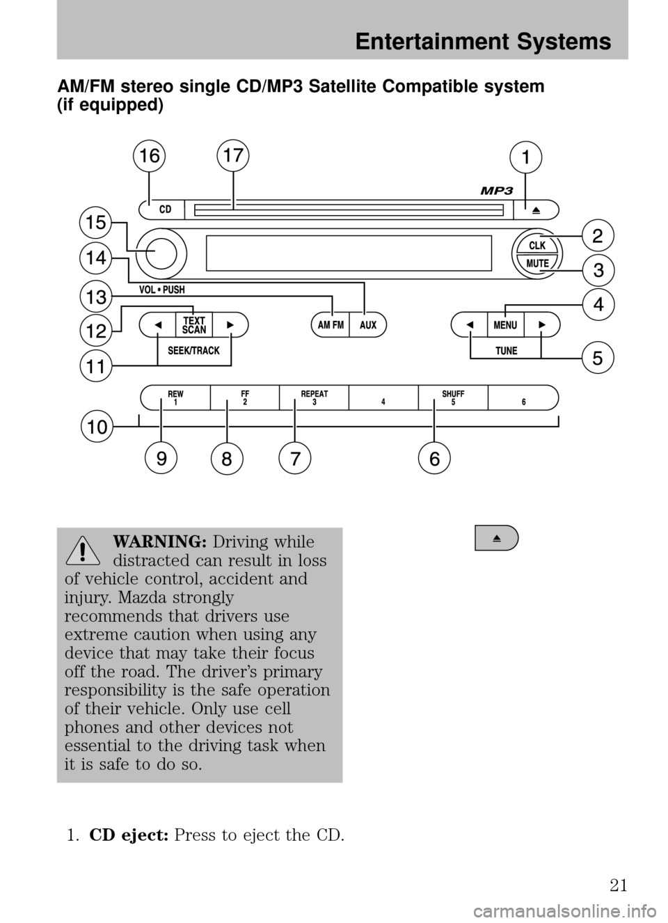 MAZDA MODEL B2300 TRUCK 2009  Owners Manual (in English) 