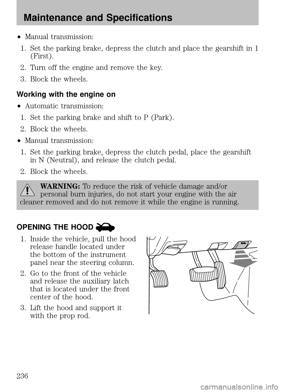 MAZDA MODEL B2300 TRUCK 2009  Owners Manual (in English) 
