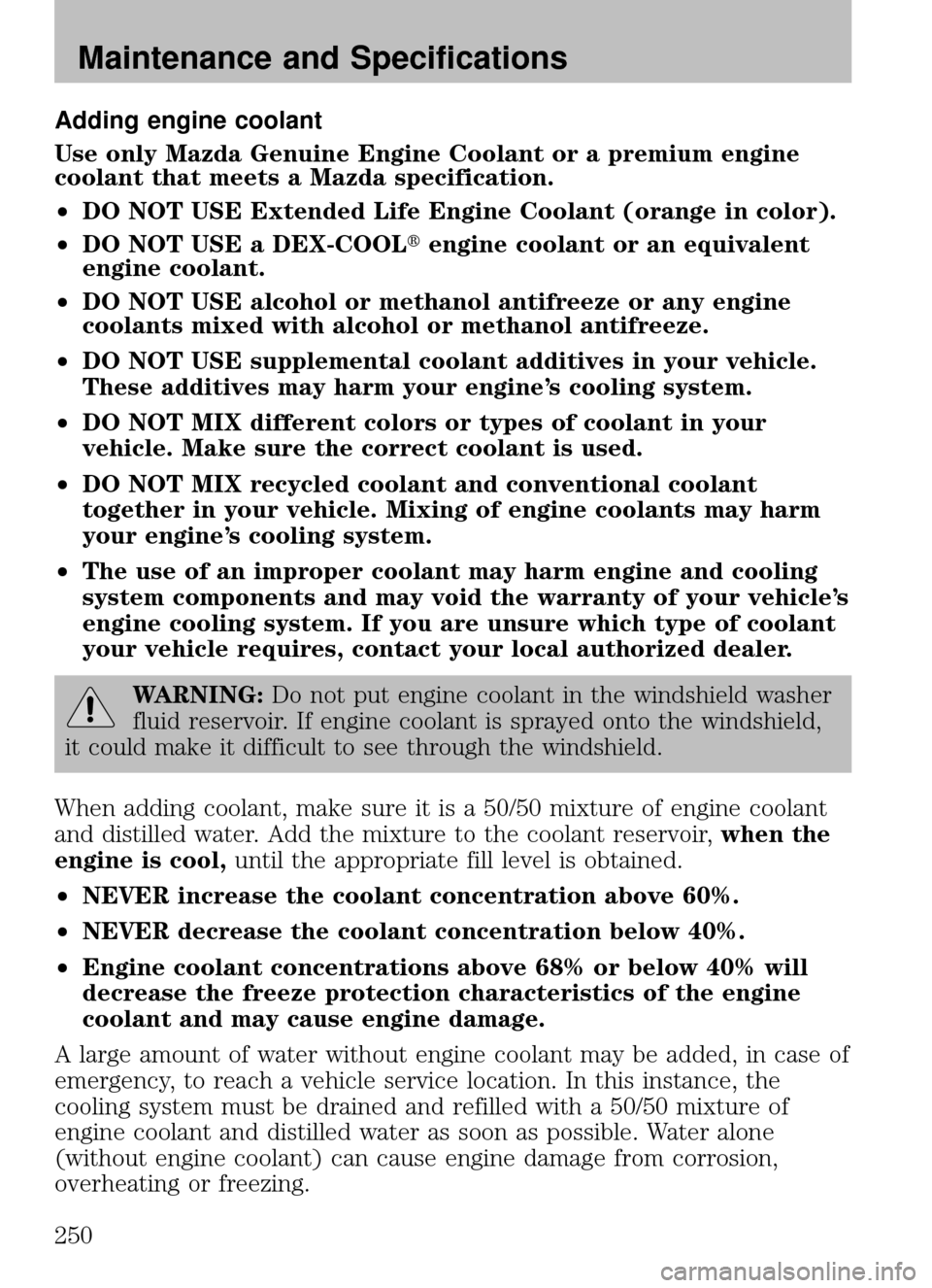 MAZDA MODEL B2300 TRUCK 2009  Owners Manual (in English) 