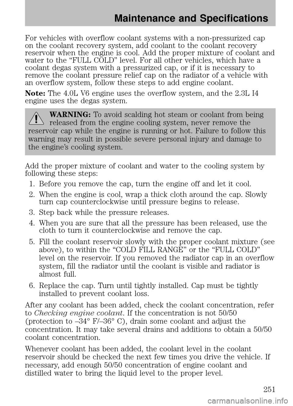 MAZDA MODEL B2300 TRUCK 2009  Owners Manual (in English) 