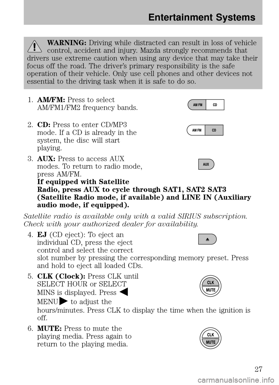 MAZDA MODEL B2300 TRUCK 2009  Owners Manual (in English) 