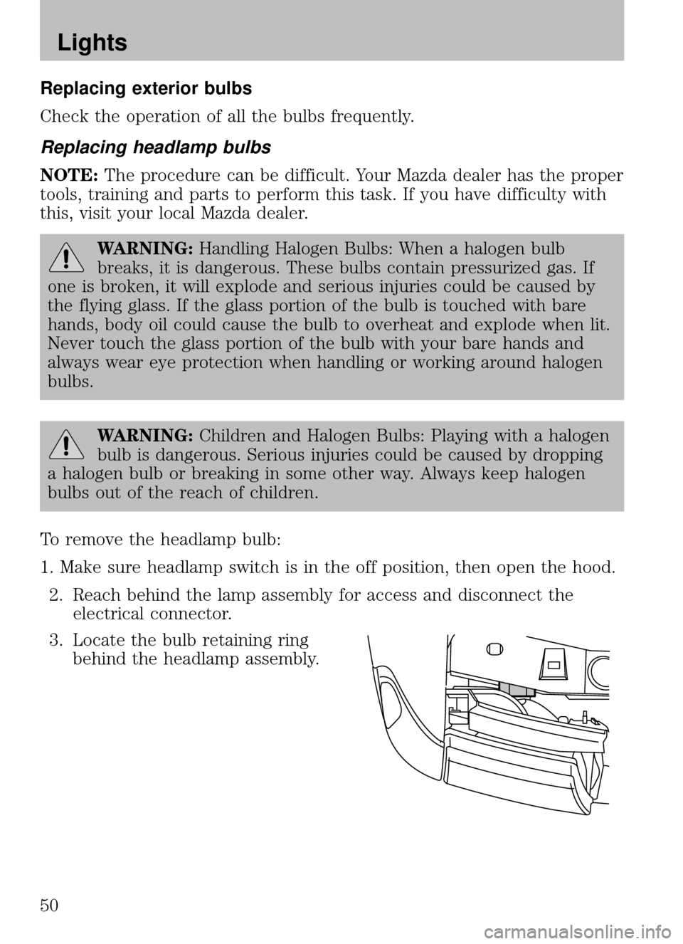 MAZDA MODEL B2300 TRUCK 2009  Owners Manual (in English) 