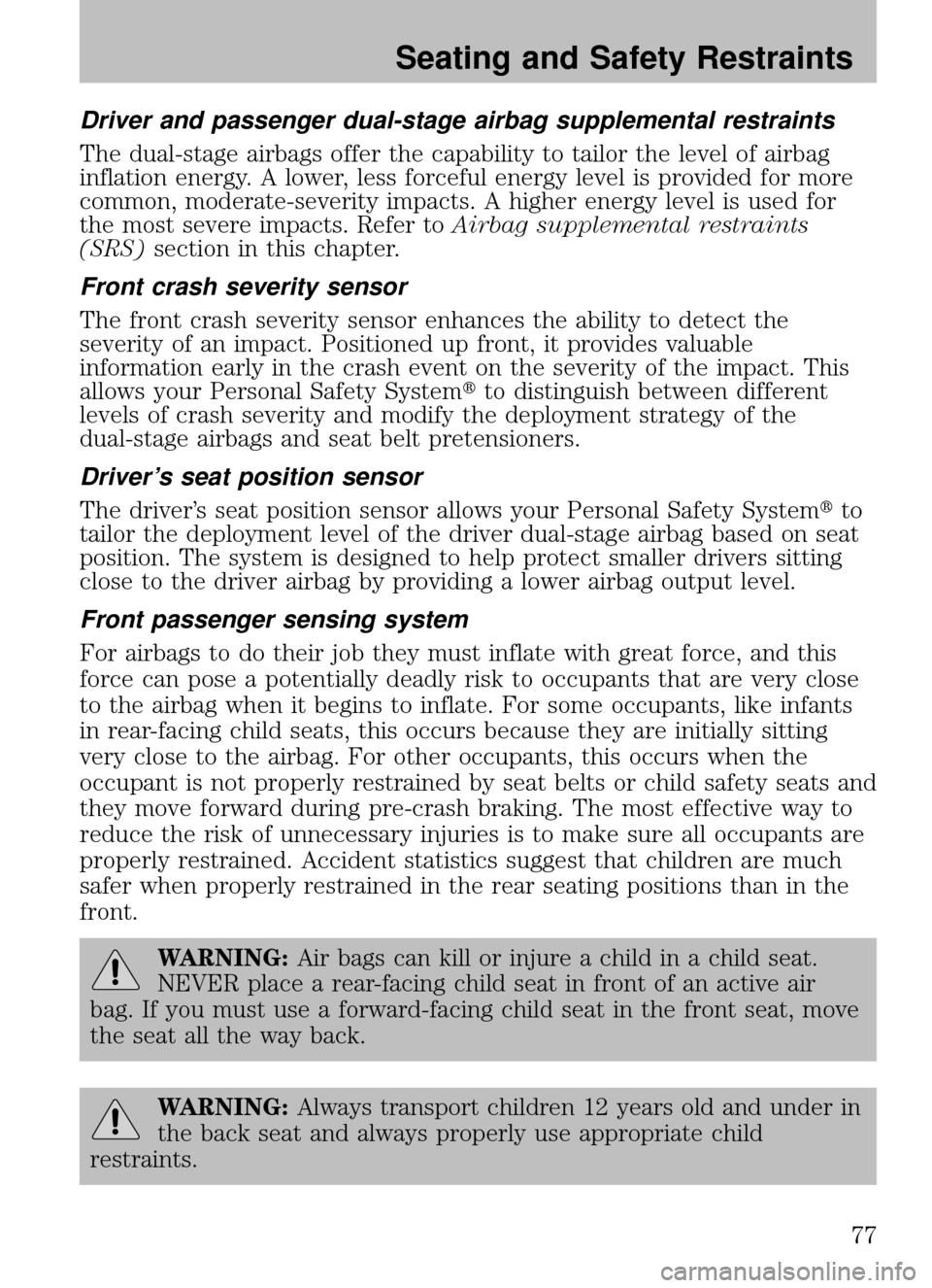 MAZDA MODEL B2300 TRUCK 2009  Owners Manual (in English) 