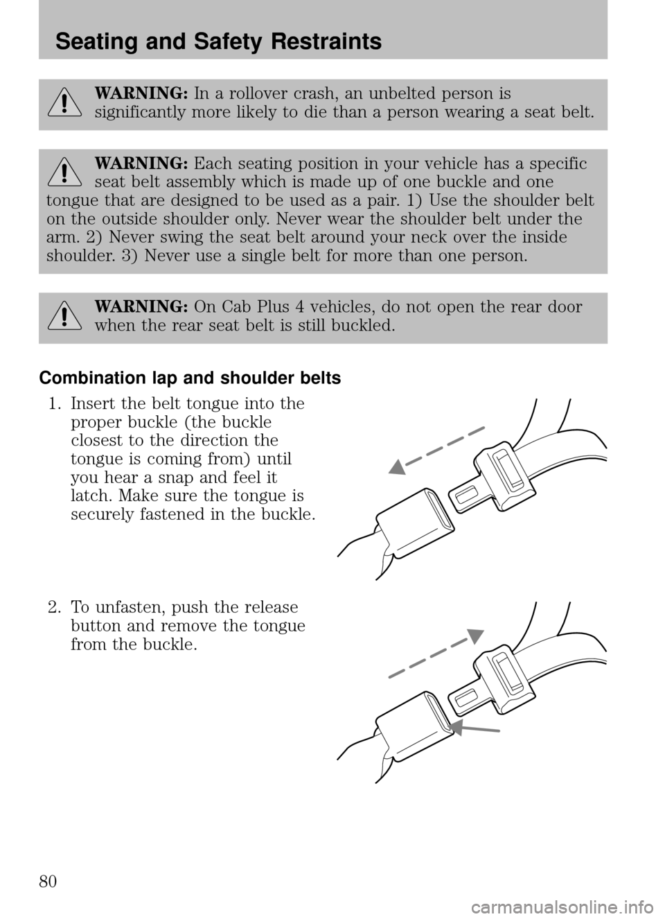 MAZDA MODEL B2300 TRUCK 2009  Owners Manual (in English) 