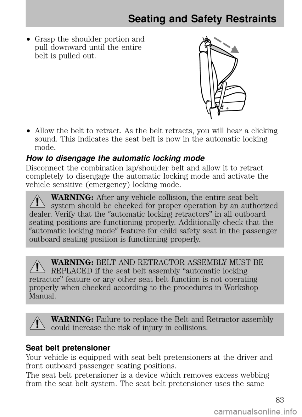 MAZDA MODEL B2300 TRUCK 2009  Owners Manual (in English) 