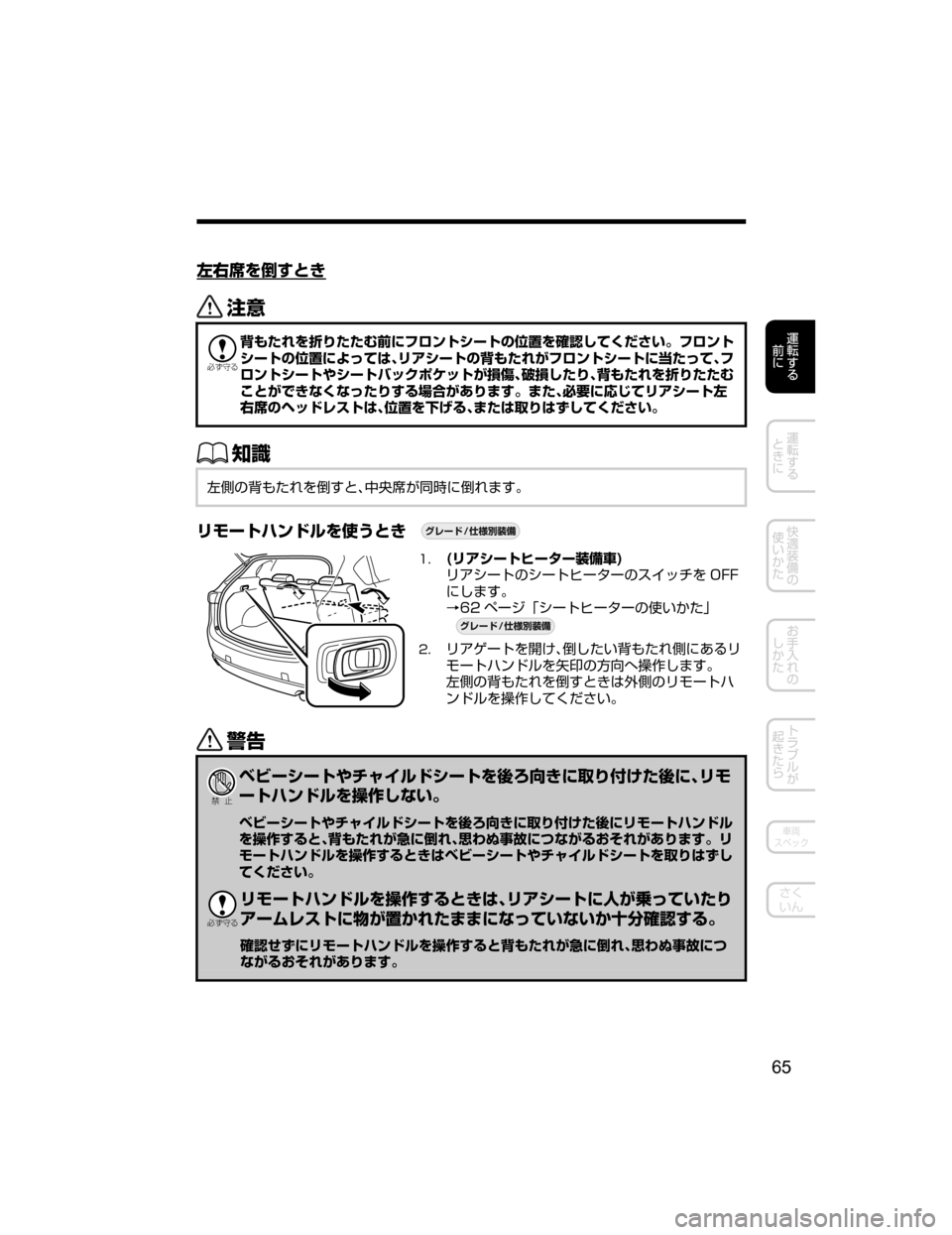 MAZDA MODEL CX-5 2018  取扱説明書 (in Japanese) (
