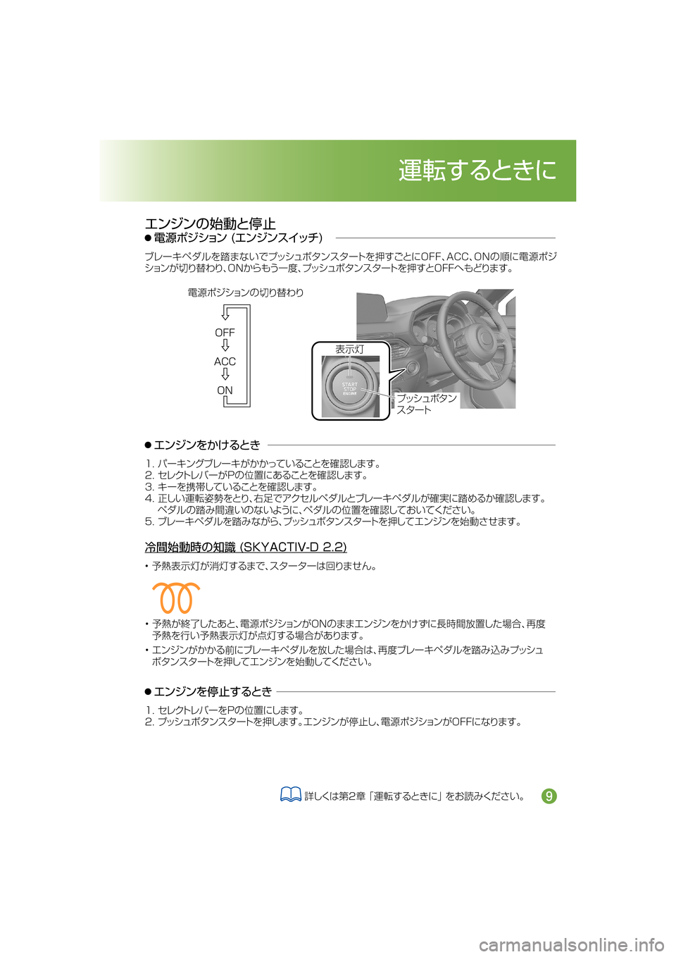 MAZDA MODEL CX-5 2018  取扱説明書 (in Japanese) 