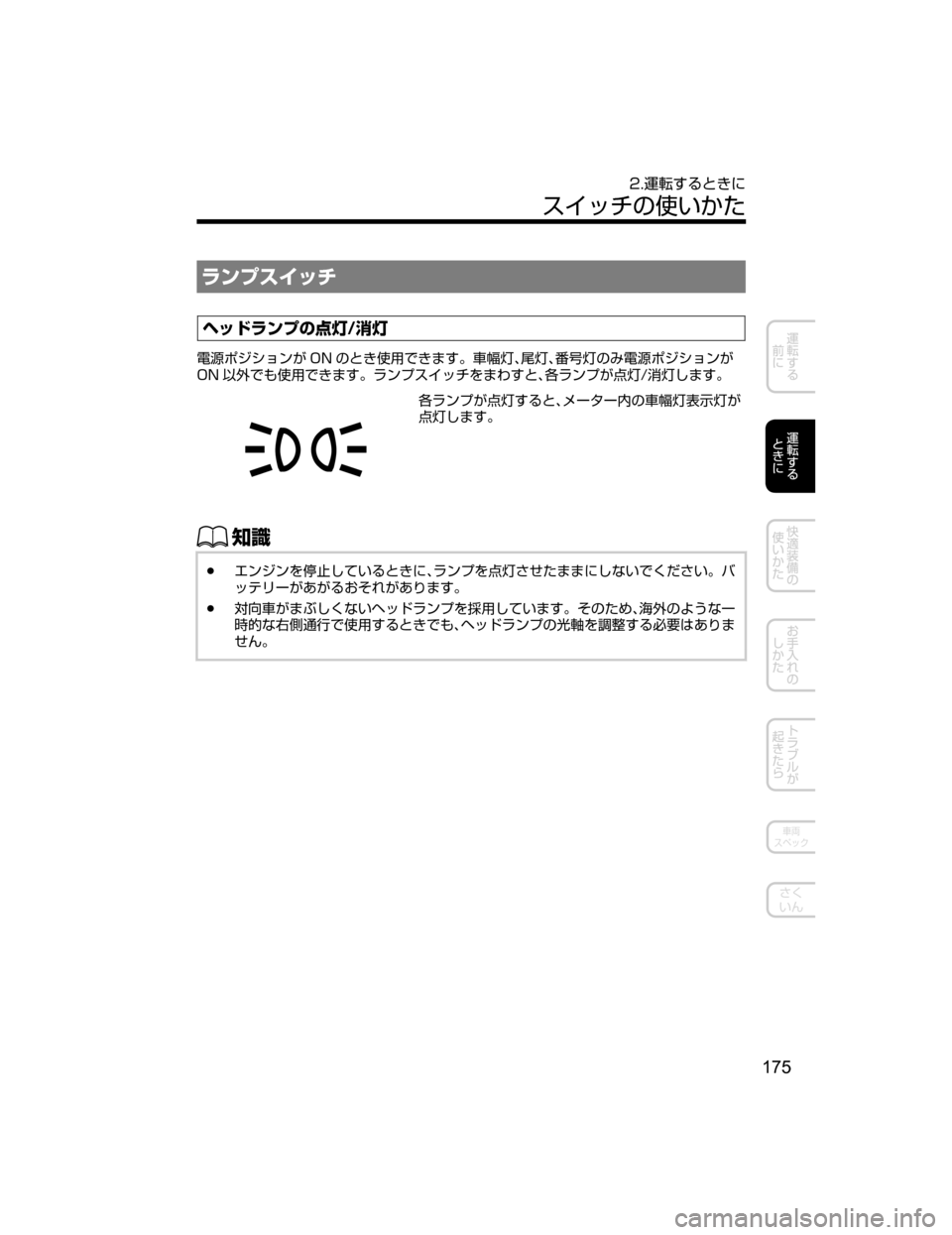MAZDA MODEL DEMIO 2018   取扱説明書 (デミオ) (in Japanese) åïÓµ ¿½
