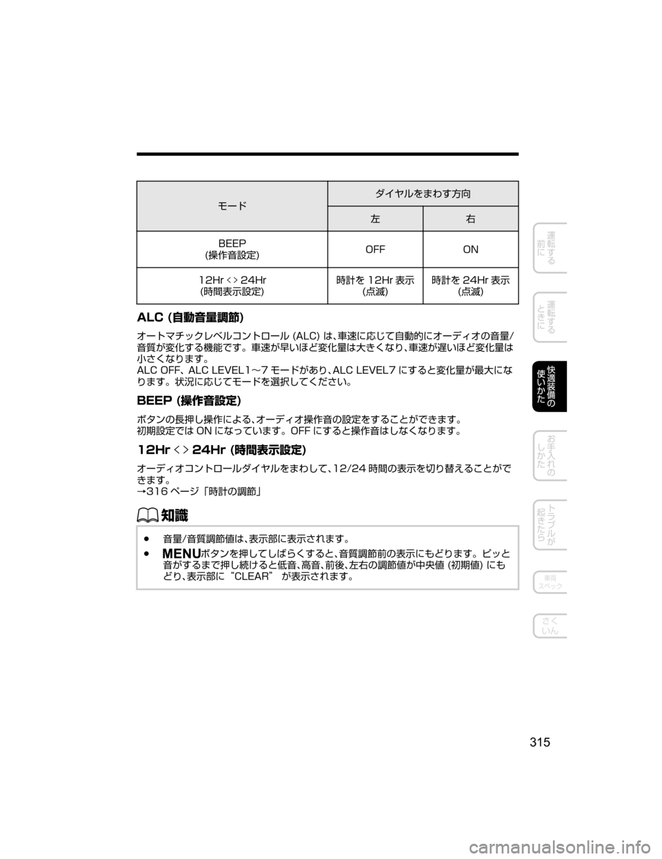 MAZDA MODEL DEMIO 2018   取扱説明書 (デミオ) (in Japanese) Þ”Å