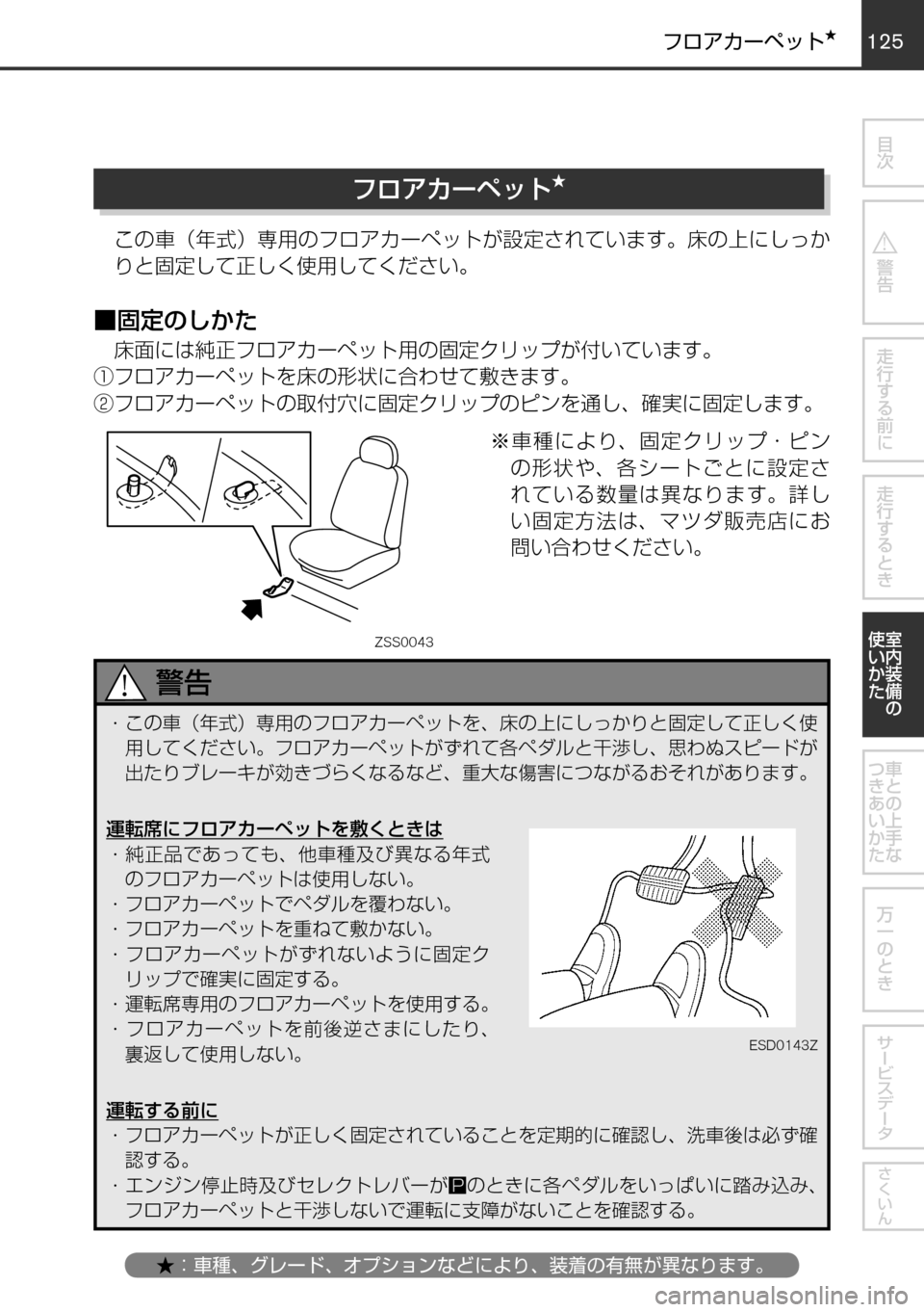 MAZDA MODEL FAMILIA VAN 2016  ファミリアバン｜取扱説明書 (in Japanese) 124125
	qw	Í	s
mVKMTh èº
÷
‹w
–MTh 
øæb”qV 
øæb”
²t
！ / èÍ
ª°wqV
±ÓÏµÃÓ»
^XMœ
Ñéž§”Ö¿ÄÒ
\w
	¢å