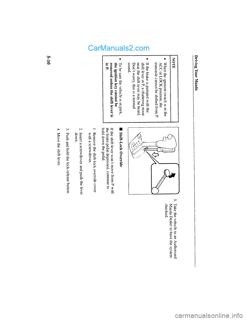 MAZDA MODEL MILLENIA 2001  Owners Manual (in English) 