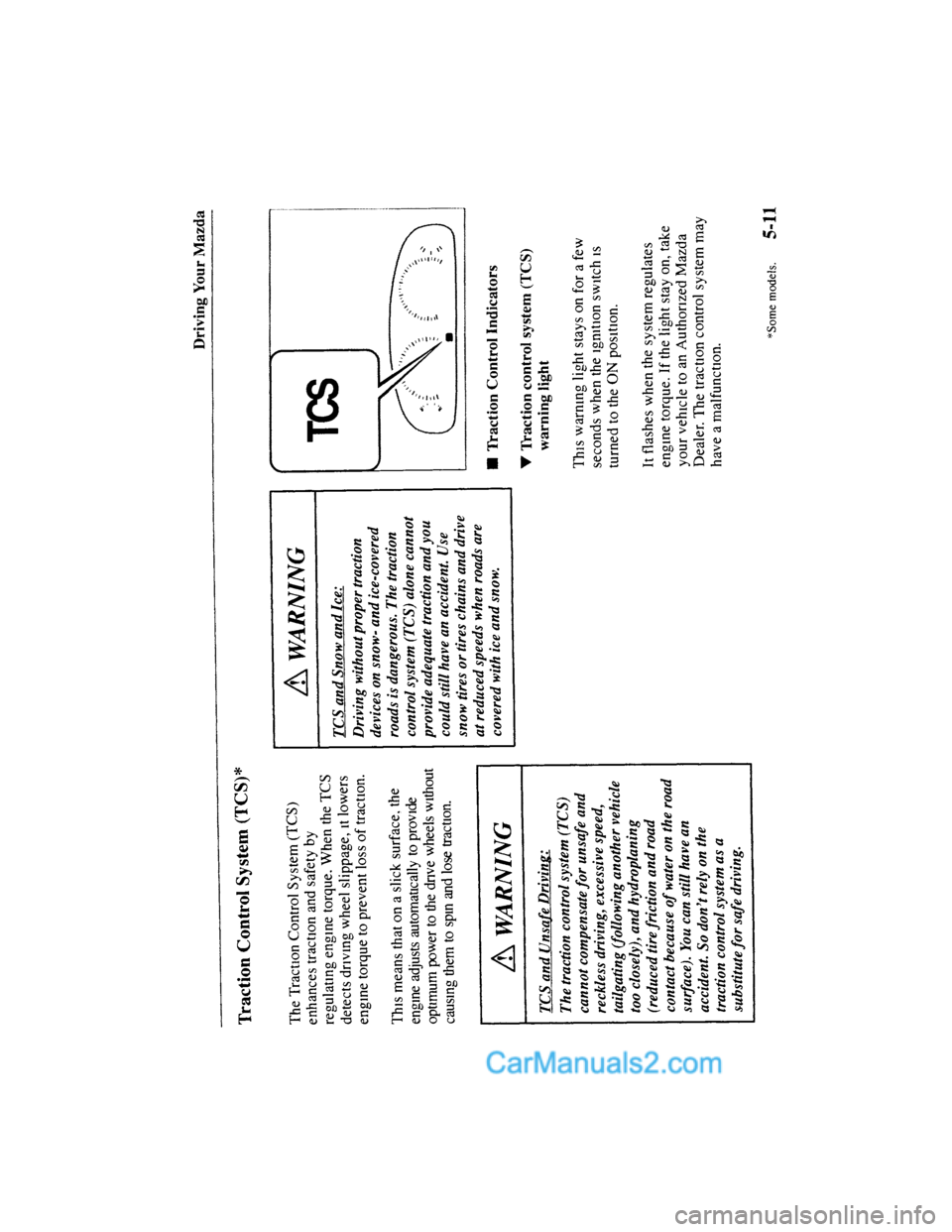 MAZDA MODEL MILLENIA 2001  Owners Manual (in English) 