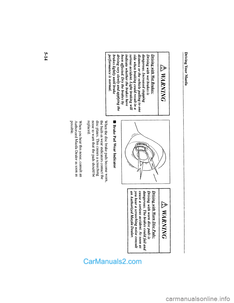 MAZDA MODEL MILLENIA 2001  Owners Manual (in English) 